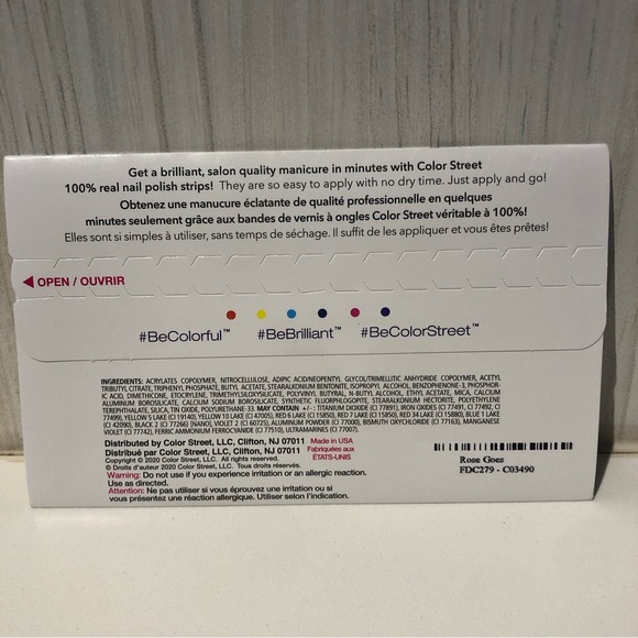 COLOR STREET Nail Polish Strips “Rose Goes” - Picture 3 of 3